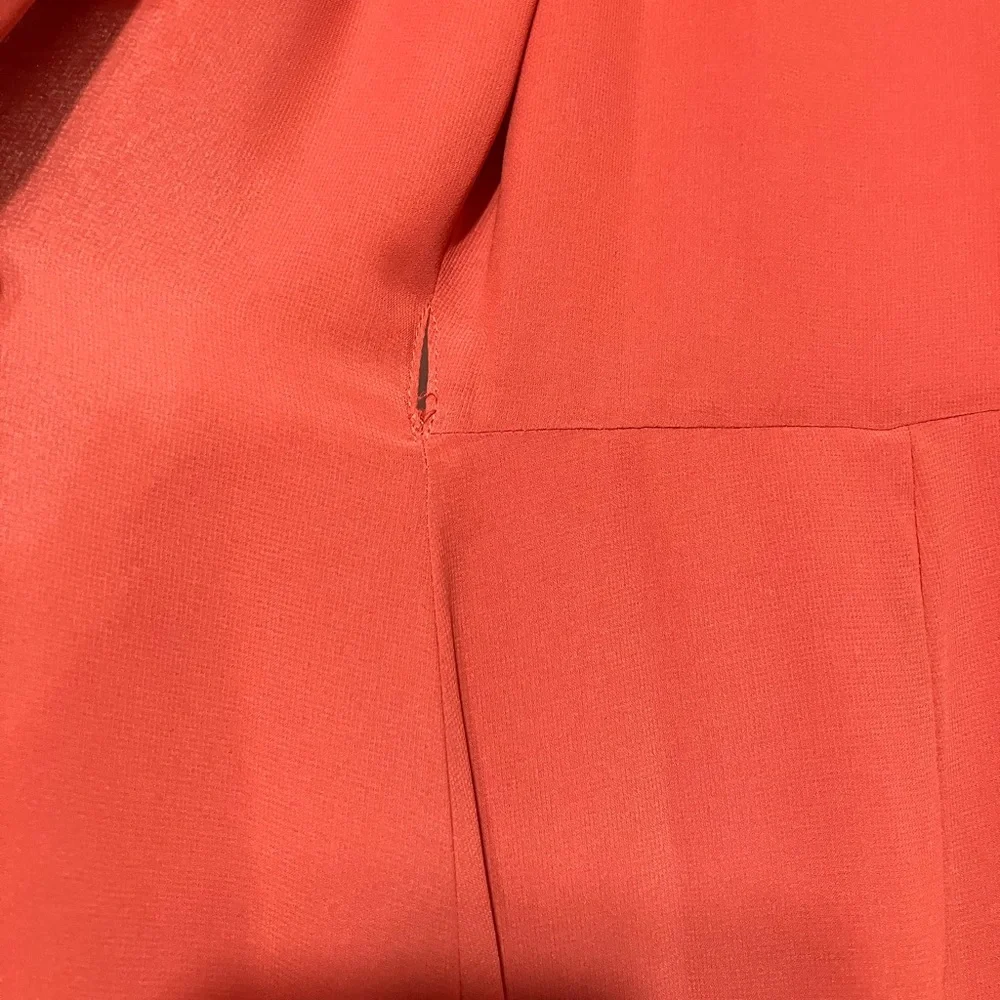 NWT DVF Red Maxi Wrap Around & Tie in Front - size Small - Picture 5 of 7